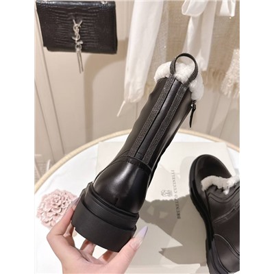 Высокие теплые женские ботинки  Brunell*o Cucinell*i