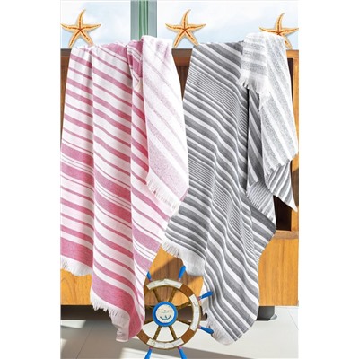 Mariva home, Summer 2 Adet 75x155 Cm Ultra Soft Peştemal Plaj Havlusu