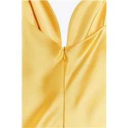 LONG SATIN DRESS