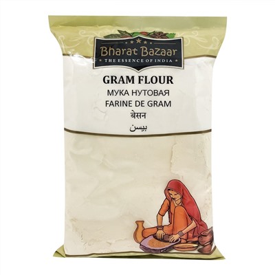 BHARAT BAZAAR Chickpea flour Мука нутовая 500г