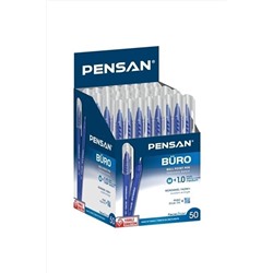 Pensan Büro Mavi Tükenmez Kalem Ince Uçlu 50li Pk 22700011