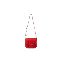 Bandolera de piel Tex Rojo