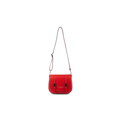 Bandolera de piel Tex Rojo