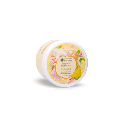 Лечебная маска для волос с бананом Oriental Princess 160 гр/Oriental Princess Tropical Nutrients Banana Advanced Hair Treatment Mask Enriched Formula 160 gr