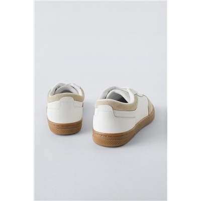 RETRO LEATHER SNEAKERS