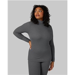WOMEN'S SOFT RIB TURTLENECK