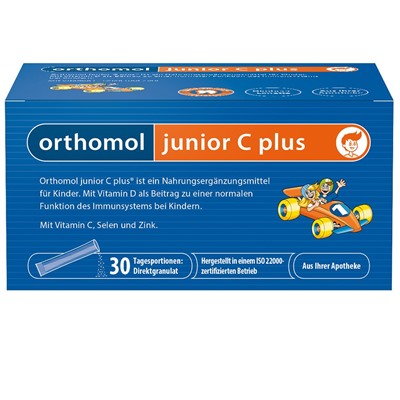 Orthomol junior C plus Granulat Himbeer/Limette