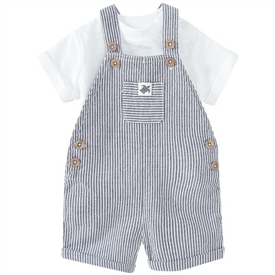 Newborn Latzhose und T-Shirt im Set