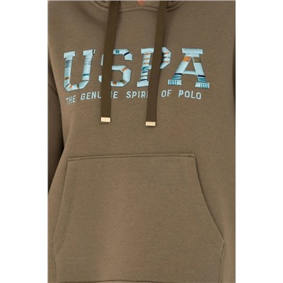 Kadın Haki Sweatshirt