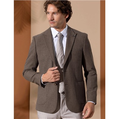 Kahverengi Spor Blazer Ceket