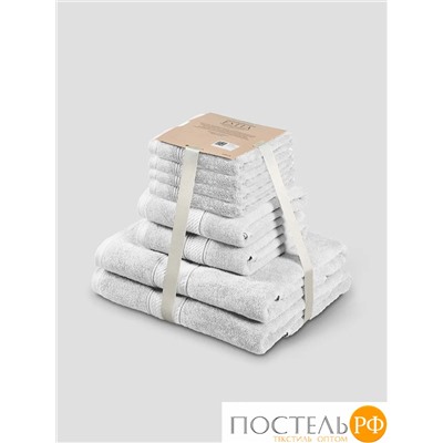 ESTIA МАРТОС бел К-т полотенец 30х50-4/50х80-2/70х130-2, 100% хлопок, 500 г/м2