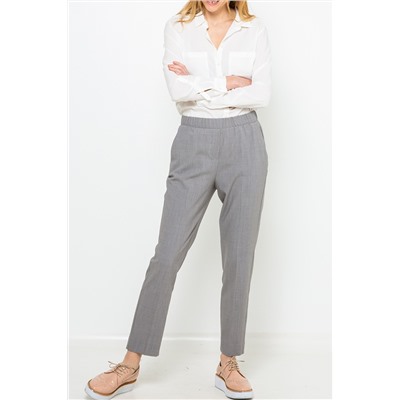 Pantalón pitillo Gris claro jaspeado
