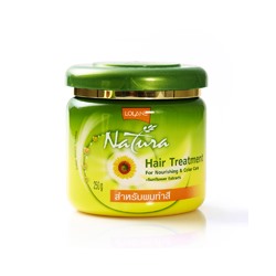 Маска для окрашенных волос с экстрактом подсолнечника Lolane Natura 500 ml/Lolane NATURA hair treatment for nourishing&color care+sunflower extract 500 ml/