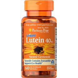 Lutein 40 mg with Zeaxanthin