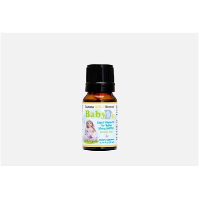 California Gold Nutrition baby d3 Витамин Д3, 400 МЕ 10мл
