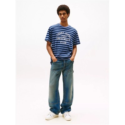 Tommy Jeans Stripe Graphic Logo T-Shirt