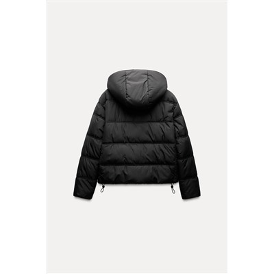 WATER AND WIND PROTECTION SHORT PUFFER ANORAK