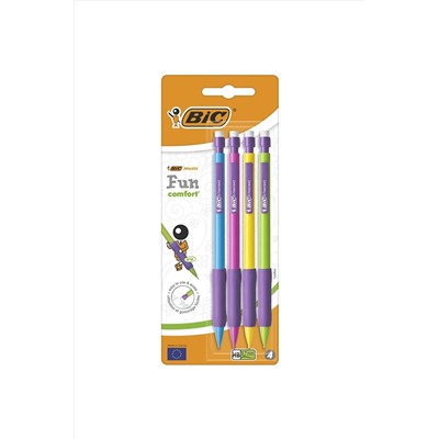 Bic Matic Fun Comfort 0.7mm Versatil Kalem 4'lü Blister 342956
