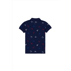 Erkek Çocuk Lacivert Polo Yaka Tişört