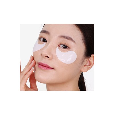 Hyaluron Dark Benone Peptide9 Ampoule Eye Patch, Осветляющие патчи против пигментации с жемчужной и бриллиантовой пудрой