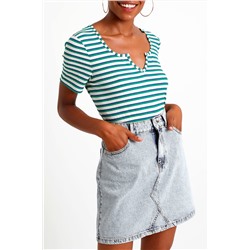 Camiseta Verde y blanco
