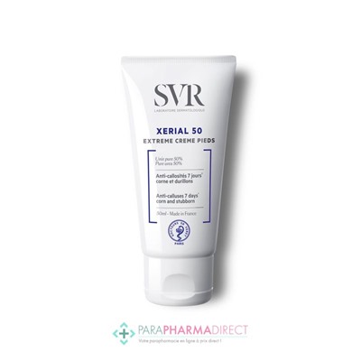 SVR Xérial 50 Extrême Crème Pieds Anti-Callosités 7 jours Corne & Durillons 50ml