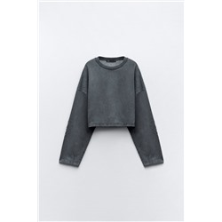 SUDADERA EFECTO LAVADO ROTOS