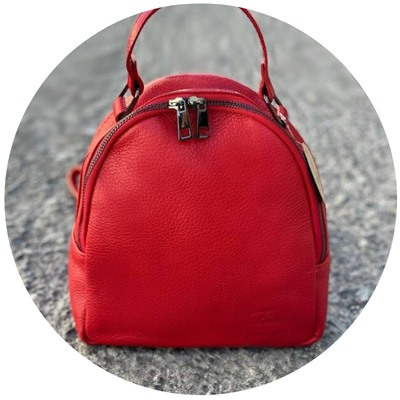 AB.Z · Pelle · mochila NAPA (630) ROJO