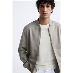 CAZADORA BOMBER EFECTO ANTE