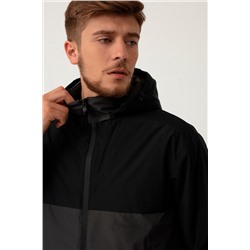 Chaqueta con capucha Negro