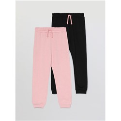 PACK OF 2 PAIRS OF BASIC TRACKSUITS BOTTOMS