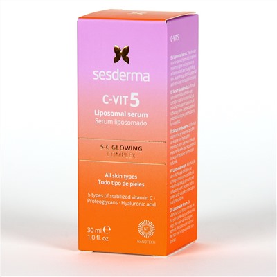 S*sd*rma C-Vit 5 Liposomal Serum 30ml REGALO Minitalla C vit Radiance
