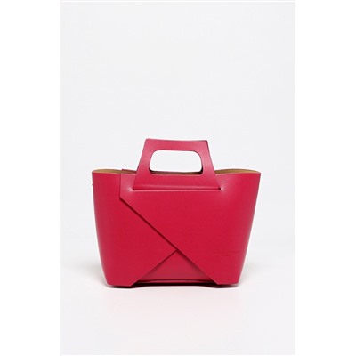 Bolso de piel Rita Maison Héritage Fucsia