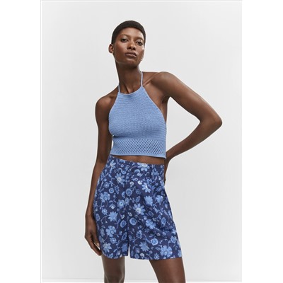 Top crochet cuello halter