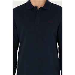 Erkek Lacivert Basic Sweatshirt