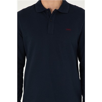 Erkek Lacivert Basic Sweatshirt