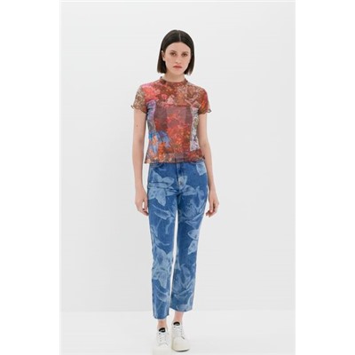 Camiseta estampada tul