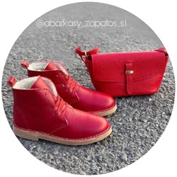 Ab.Zapatos 4619/2 granate+PELLE 169