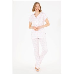 Kadın Pembe Pijama Takımı