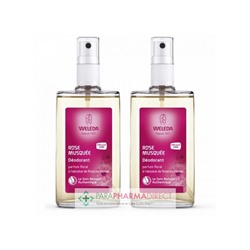 Weleda Rose Musquée Déodorant Spray 2x100mlLot  × 2