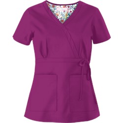 koi Scrubs Women's Katelyn Mock Wrap Top