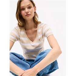 V-Neck Stripe Favorite T-Shirt