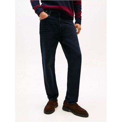 Black Wash Tapered Relaxed Jean