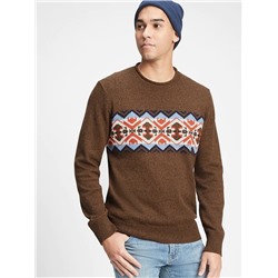 Fair Isle Crewneck Sweater