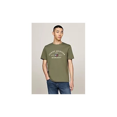 Embroidered Tommy Arch Logo T-Shirt