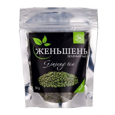 МУДРОСТЬ НАРОДНАЯ Ginseng tea Чай зеленый женьшень 50г