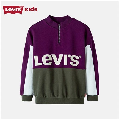 Классная детская толстовка Levi*’s с воротником на молнии 👕