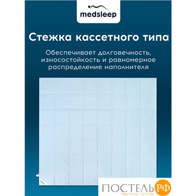 MEDSLEEP Одеяло ДЖЕРСИ КУЛ 140х205, 1 пр., нейлон/плстр/микрогель Airsoft, 150г/м2