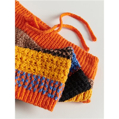 Shorts aus Strukturjersey