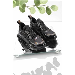 Bambi Siyah Kadın Sneaker K01313001309